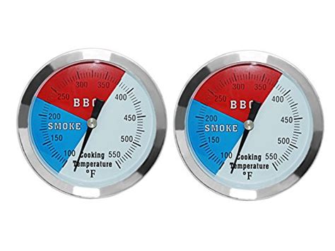 Review For 3 18 Inch Bbq Thermometer Gauge 2 Pcs Charcoal Grill Pit