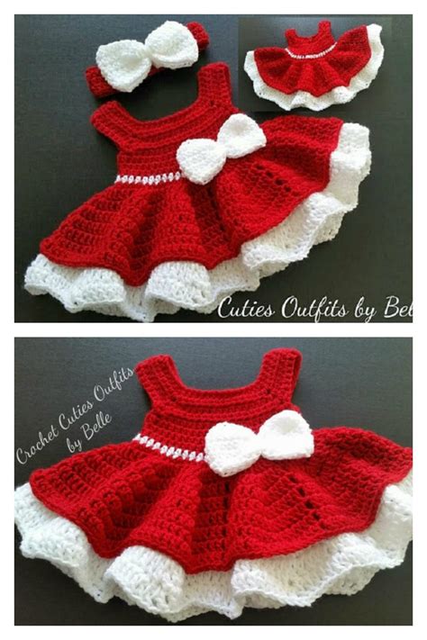 Christmas Baby Dress Crochet Pattern Cool Creativities