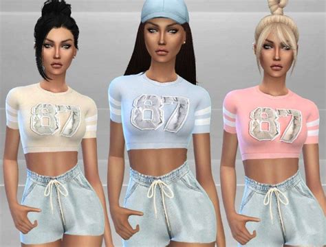 Outfits Downloads The Sims 4 Catalog Sims Ropa De Chicas Sims 4