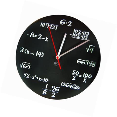 Dci Pop Quiz Clock Black And White Metal 11 12 Diameter