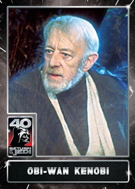 2023 Topps Star Wars Return Of The Jedi 40th Anniversary Card Obi Wan