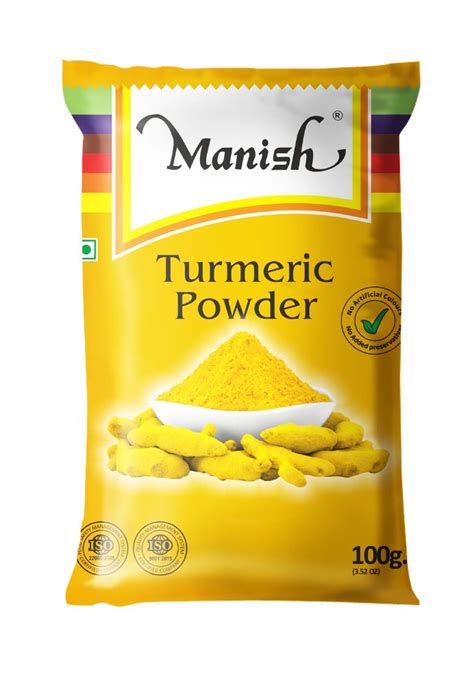Manish Masala Turmeric Haldi Powder Packaging Packet At Rs Kg