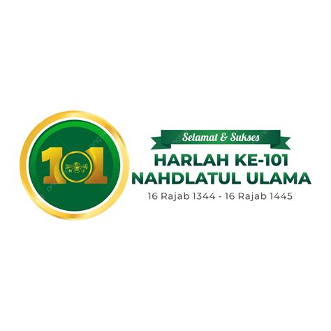 Official Logo For Years Of Harlah Nahdlatul Ulama Vector