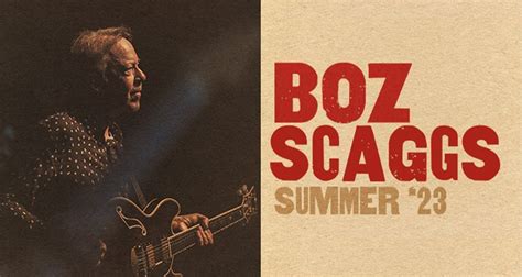 Boz Scaggs Summer 23 Tour Winspear Opera House Dallas July 23 2023