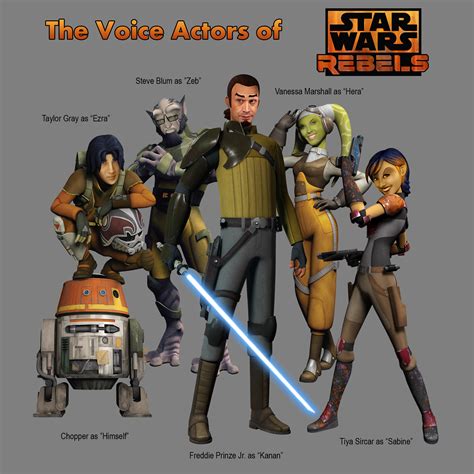 The Voice Actors Of Star Wars Rebels By Mmathab On Deviantart