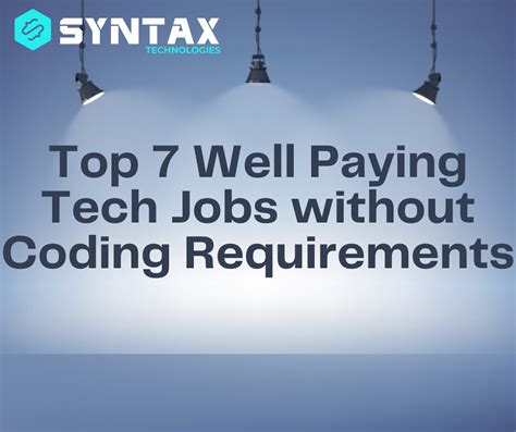 Top 7 Well Paying Tech Jobs Without Coding Requirements Flickr