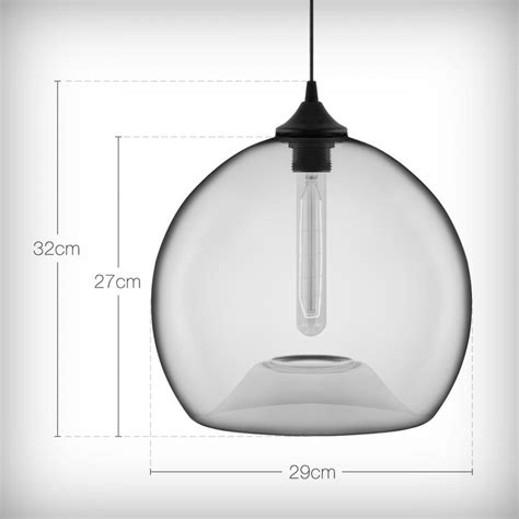 Edison Industrial Globe Black Pendant Light Pendant Lamps Restaurant