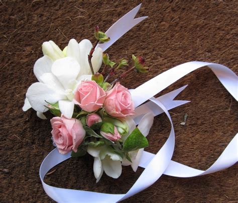 Sammys Flowers White Wedding Corsages