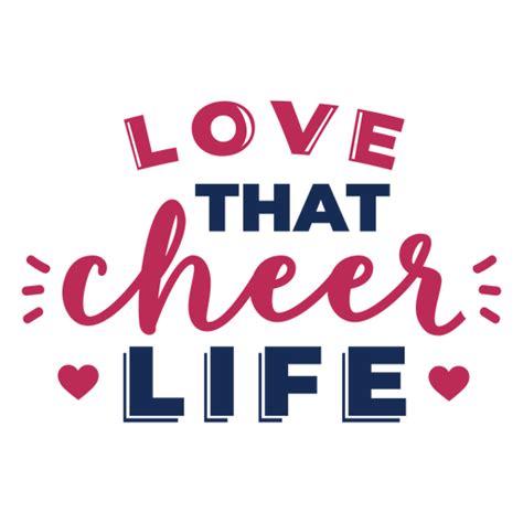love cheer life graphics to download