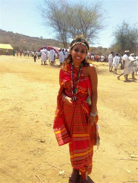 Beautiful Oromo Girl With Borana Dress Oromo People Ethiopian Women