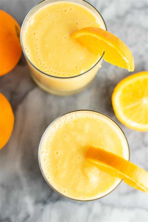 Refreshing Orange Smoothie Recipe Build Your Bite