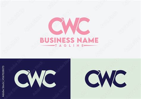 Letter Cwc Logo Design Vector Template Cwc Logo Stock Vector Adobe Stock