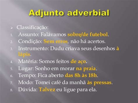 Adjunto Adverbial