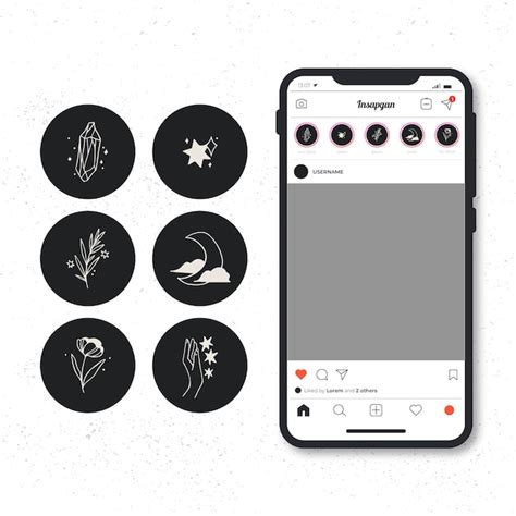 Free Vector Hand Drawn Instagram Highlights Collection