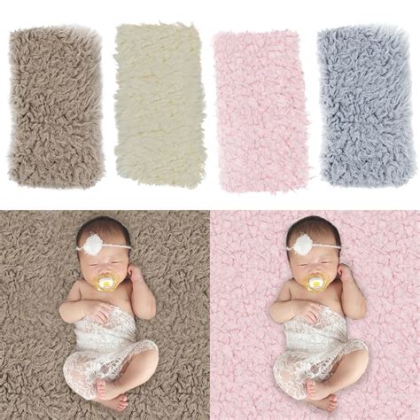 Newborn Baby Photography Props Blanket Toddlers Kids Solid Soft