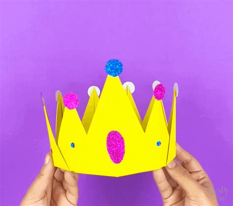 Corona De Papel 👑 Origami Fácil Partypop Diy