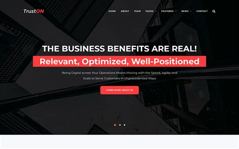 Truston Business Services Wordpress Theme Templatemonster