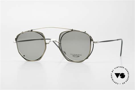 Sunglasses Oliver Peoples Op80bc Round Frame Square Clip On