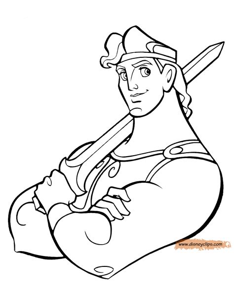 Hercules Coloring Pages To Print Coloring Pages