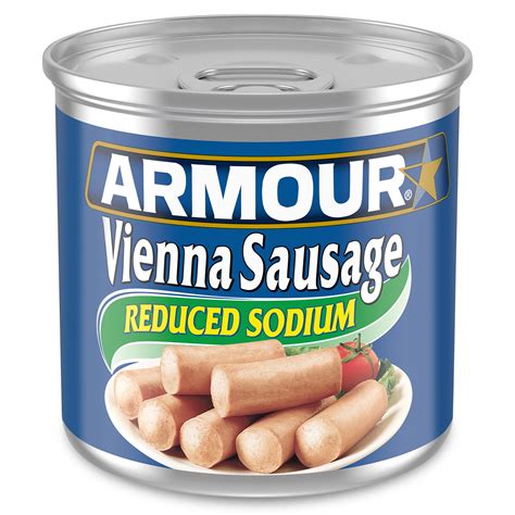 Armour Vienna Sausage Reduced Sodium 46 Oz Can