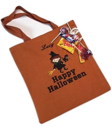 Halloween Tote Bag Personalized Halloween Trick Or Treat Bags