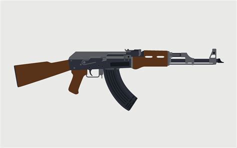 Ak 47 Vector Art Icons And Graphics For Free Download
