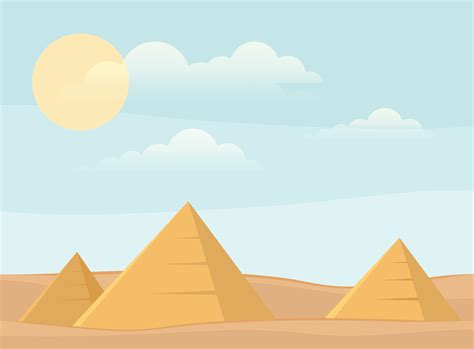 Ancient Egypt Pyramids Clip Art