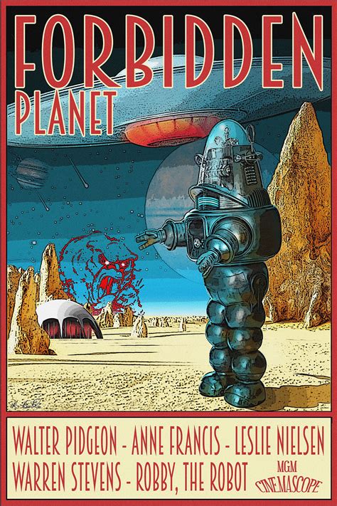 Original Forbidden Planet Posters By Robert Bertie Classic Sci Fi