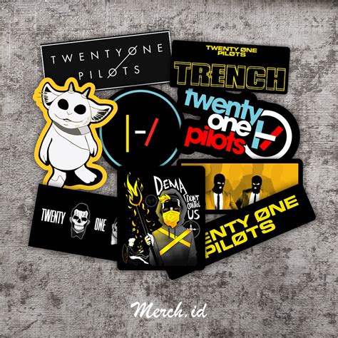 Jual Stiker Band Twenty One Pilots Sticker Pack Shopee Indonesia