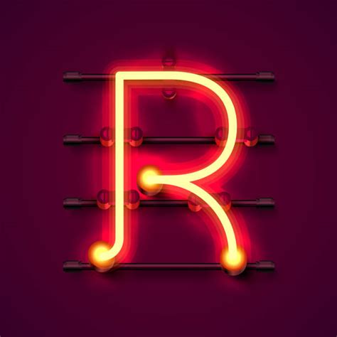 Neon Alphabet Letter R Illustrations Royalty Free Vector Graphics And Clip Art Istock