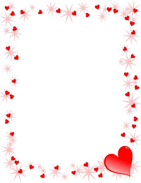 Heart Clip Art Borders And Frames Images And Photos Finder