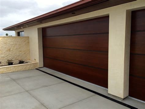 Contemporary Double Garage Doors — Randolph Indoor And Outdoor Design