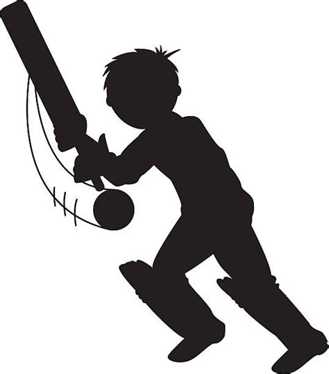 Kids Playing Cricket Illustrations Illustrations Royalty Free Vector