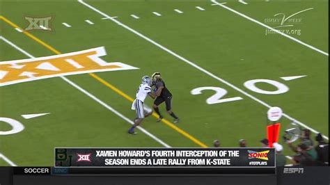 Head coach brian flores did not seem to be really surprised at all. Big 12 #TotPlays Week Fifteen Nominee: Baylor's Xavien ...