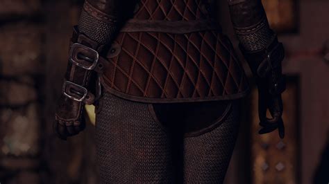 Chainmail armor Pfuscher version モデルテクスチャ Skyrim Special Edition