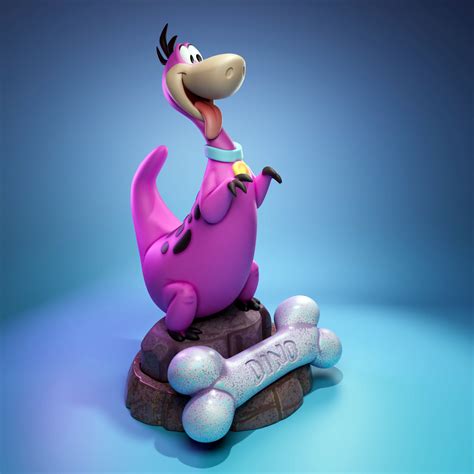 Dino Flintstone 3d Model 3d Printable Cgtrader