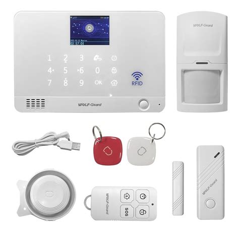 kit alarma inalámbrica wifi domiciliaria gsm español con app microfastsrl
