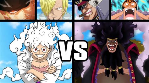 matchup between straw hat vs blackbeard in the future youtube