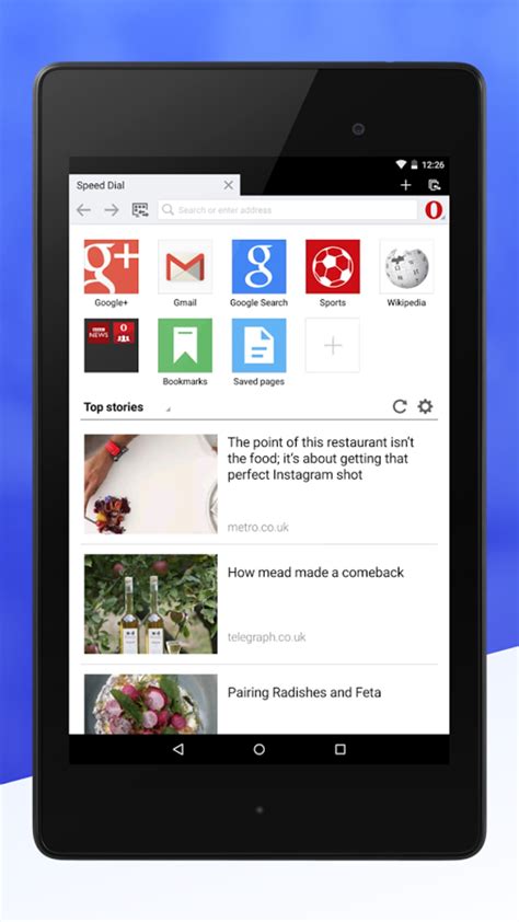 A faster browser for your android device. Opera Mini for Android - Download