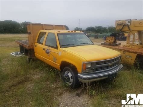 1994 Chevrolet Gmt 400 Vin 1gbhc33k7rj403865 Sa Crew Cab Flatbed