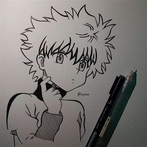 20 Drawings Of Killua Zoldyck From Hunter X Hunter Beautiful Dawn Designs