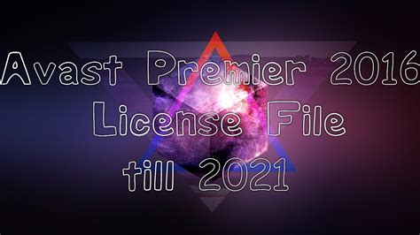 Get avast premier license key for free. Avast Premier 2016 License file till 2021 | 100% Working ...
