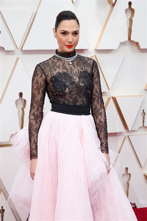 oscars 2020 gal gadot in givenchy couture tom lorenzo