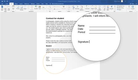 How To Draw A Signature Line In Word 2013 Kemp Dientiong