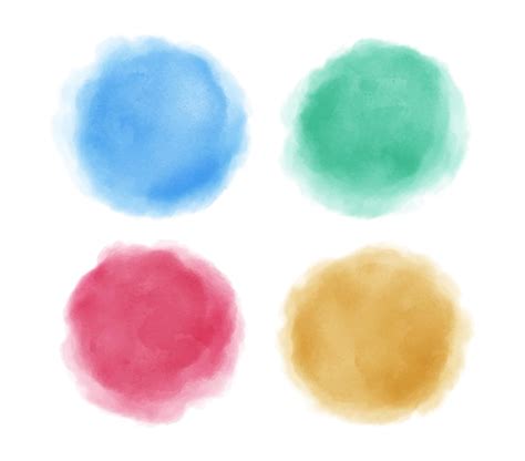 Premium Vector Abstract Colorful Watercolor Circles