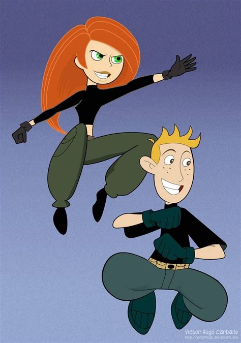 Kim Possible And Ron Stoppable By Victorhugo On Deviantart Kim Possible And Ron Kim And Ron