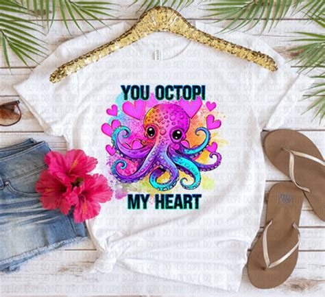 You Octopi My Heart Png Octopus Design Octopus Digital Design Ocean