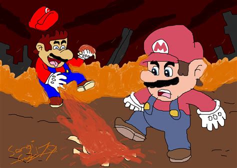 Mario Vs Smg4 Mario By Sergi1995 On Deviantart