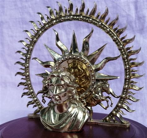 Sol Invictus Helios Brass Bust Statuette ARX Mercatura