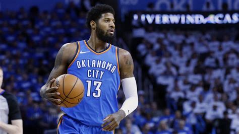 George who signed a $137 million contract extension with the thunders in 2018, has an average salary of $34.25 million annually. Paul George agrees to re-sign with Oklahoma City Thunder ...